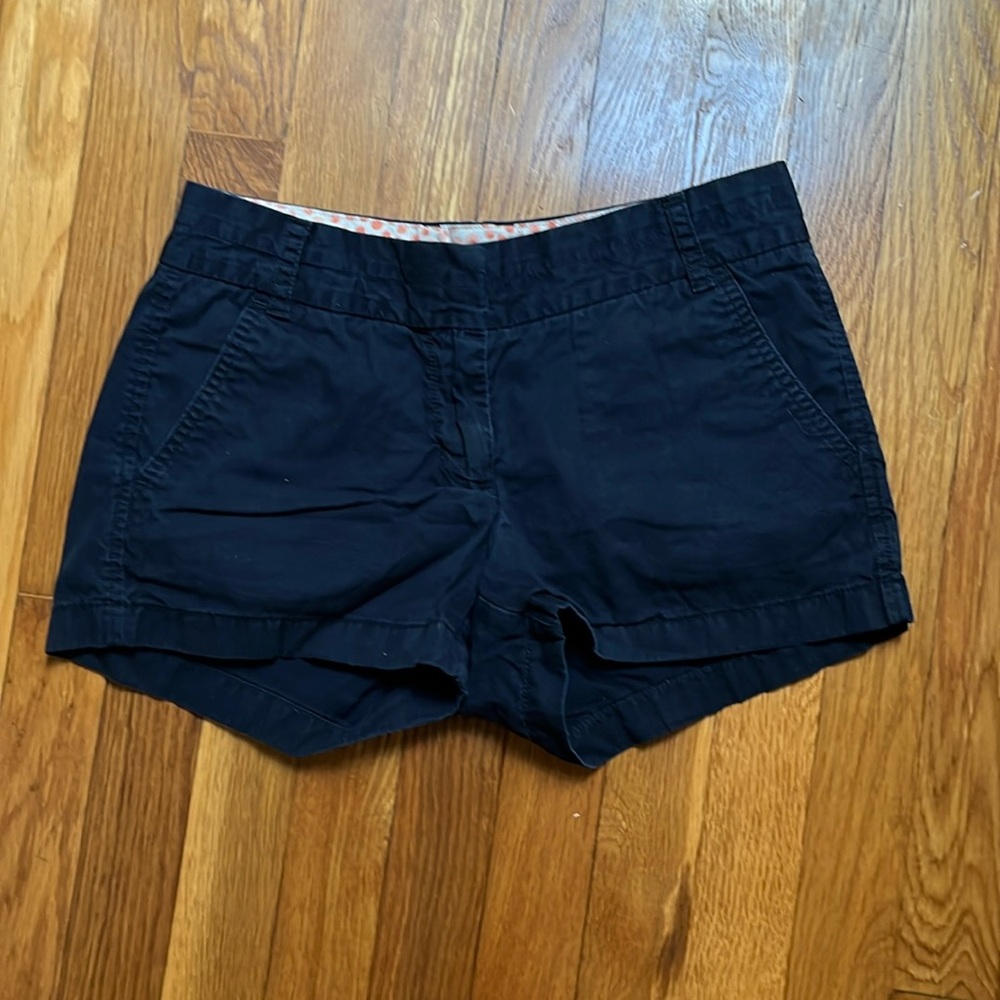 Navy blue J Crew Chino Shorts